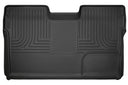 Husky WeatherBeater Floor Mats for 2014 2013 2012 2011 2010 2009 Ford F-150 [Covers Rear (2nd) Row, Black] | 19331