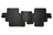 Husky WeatherBeater Floor Mats for INFINITI/Nissan [Covers Rear (2nd) Row, Black] | 19651