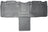 Husky WeatherBeater Floor Mats for 2020 2019 2018 2017 2016 2015 2014 2013 2012 2011 Toyota Sienna [Covers Rear (2nd) Row, Gray] | 19842