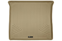 Husky WeatherBeater Floor Mats for 2021 2020 2019 2018 2017 2016 2015 2014 2013 2012 2011 Jeep Grand Cherokee [Covers Cargo (Trunk), Tan] | 20623
