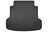 Husky WeatherBeater Floor Mats for 2016 2015 Chrysler 200 [Covers Cargo (Trunk), Black] | 40071