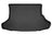Husky WeatherBeater Floor Mats for 2015 2014 2013 2012 2011 2010 Toyota Prius [Covers Cargo (Trunk), Black] | 44571