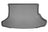 Husky WeatherBeater Floor Mats for 2015 2014 2013 2012 2011 2010 Toyota Prius [Covers Cargo (Trunk), Gray] | 44572