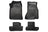 Husky WeatherBeater Floor Mats for 2010 2009 2008 Dodge Challenger [Covers Front & Rear Row, Black] | 98021