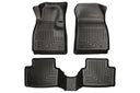 Husky WeatherBeater Floor Mats for 2017 2016 2015 2014 2013 2012 2011 Buick Regal [Covers Front & Rear Row, Black] | 98151