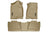 Husky WeatherBeater Floor Mats for Chevrolet/GMC [Covers Front & Rear Row, Tan] | 98203