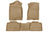 Husky WeatherBeater Floor Mats for Chevrolet/GMC [Covers Front & Rear Row, Tan] | 98213