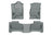Husky WeatherBeater Floor Mats for Chevrolet/GMC [Covers Front & Rear Row, Gray] | 98232