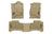 Husky WeatherBeater Floor Mats for Chevrolet/GMC [Covers Front & Rear Row, Tan] | 98233