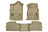 Husky WeatherBeater Floor Mats for Chevrolet/GMC [Covers Front & Rear Row, Tan] | 98243