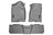 Husky WeatherBeater Floor Mats for Cadillac/Chevrolet/GMC [Covers Front & Rear Row, Gray] | 98252