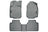 Husky WeatherBeater Floor Mats for Ford/Lincoln/Mercury [Covers Front & Rear Row, Gray] | 98362