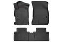 Husky WeatherBeater Floor Mats for 2013 2012 Honda Civic [Covers Front & Rear Row, Black] | 98441