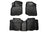 Husky WeatherBeater Floor Mats for 2013 2012 2011 2010 2009 Honda Fit [Covers Front & Rear Row, Black] | 98491