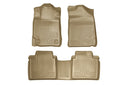 Husky WeatherBeater Floor Mats for 2011 2010 2009 2008 2007 Toyota Camry [Covers Front & Rear Row, Tan] | 98513