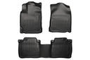 Husky WeatherBeater Floor Mats for 2011 2010 2009 Toyota Venza [Covers Front & Rear Row, Black] | 98541