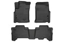 Husky WeatherBeater Floor Mats for GX460/4Runner [Covers Front & Rear Row, Black] | 98571