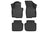 Husky WeatherBeater Floor Mats for 2022 2021 2020 2019 2018 2017 2016 2015 2014 2013 2012 Volkswagen Passat [Covers Front & Rear Row, Black] | 98681