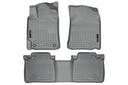 Husky WeatherBeater Floor Mats for 2017 2016 2015 2014 2013 2012 Toyota Camry [Covers Front & Rear Row, Gray] | 98902