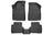 Husky WeatherBeater Floor Mats for 2016 2015 2014 2013 Dodge Dart [Covers Front & Rear Row, Black] | 99021