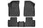 Husky WeatherBeater Floor Mats for 2015 2014 Jeep Cherokee [Covers Front & Rear Row, Black] | 99031