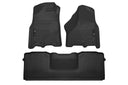 Husky WeatherBeater Floor Mats for Dodge/Ram [Covers Front & Rear Row, Black] | 99041