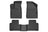 Husky WeatherBeater Floor Mats for 2016 2015 Chrysler 200 [Covers Front & Rear Row, Black] | 99071