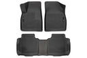 Husky WeatherBeater Floor Mats for Cadillac/Chevrolet/GMC [Covers Rear (2nd) Row, Black] | 99141