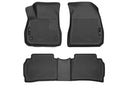 Husky WeatherBeater Floor Mats for 2021 2020 2019 2018 2017 2016 Chevrolet Malibu [Covers Front & Rear Row, Black] | 99191