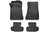Husky WeatherBeater Floor Mats for 2021 2020 2019 2018 2017 2016 2015 Ford Mustang [Covers Front & Rear Row, Black] | 99371