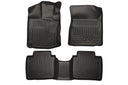 Husky WeatherBeater Floor Mats for 2014 2013 2012 Toyota Venza [Covers Front & Rear Row, Black] | 99541