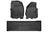 Husky WeatherBeater Floor Mats for F-250 Super Duty/F-350 Super Duty [Covers Front & Rear Row, Black] | 99711