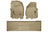 Husky WeatherBeater Floor Mats for F-250 Super Duty/F-350 Super Duty [Covers Front & Rear Row, Tan] | 99713