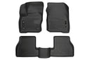 Husky WeatherBeater Floor Mats for 2017 2016 Ford Focus [Covers Front & Rear Row, Black] | 99771