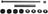 Suspensia X13SK7491 Suspension Stabilizer Bar Link Repair Kit - Rear
