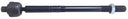 Suspensia X15TR0372 Steering Tie Rod End - Front Inner