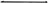 Suspensia X22AS0013 Steering Tie Rod End Adjusting Sleeve - Center or Front