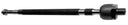 Suspensia X32TR2563 Steering Tie Rod End - Front Inner