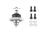 Suspensia X36BJ0586 Suspension Ball Joint - Front Upper