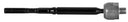 Suspensia X36TR2925 Steering Tie Rod End - Front Inner