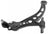 Suspensia X50CJ4025 Suspension Control Arm and Ball Joint Assembly - Front Right Lower