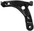 Suspensia X50CJ4073 Suspension Control Arm and Ball Joint Assembly - Front Left Lower