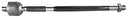 Suspensia X53TR4520 Steering Tie Rod End - Front Inner