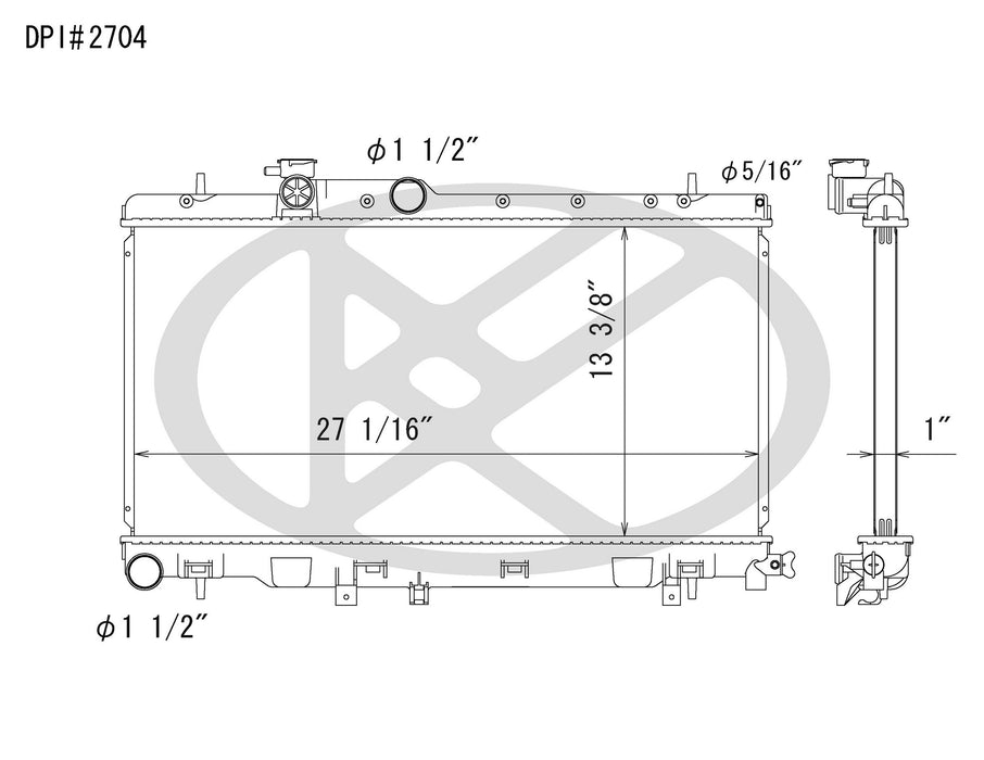 Koyorad A2704 Radiator