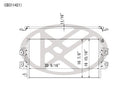Koyorad CD311421 A/C Condenser