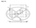 Koyorad CD821138 A/C Condenser