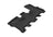 MAXpider Rubber Floor Mats for 2013 2012 2011 2010 2009 2008 2007 Acura MDX [Covers Rear (3rd) Row, Black] L1AC00031509