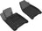 MAXpider Rubber Floor Mats for 2014 2013 2012 2011 2010 2009 Acura TL [Covers Front Row, Black] L1AC00311509