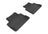 MAXpider Rubber Floor Mats for 2014 2013 2012 2011 2010 2009 Acura TL [Covers Rear (2nd) Row, Black] L1AC00321509