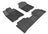 MAXpider Rubber Floor Mats for 2018 2017 2016 2015 2014 2013 Acura RDX [Covers Front & Rear Row, Black] L1AC00501509